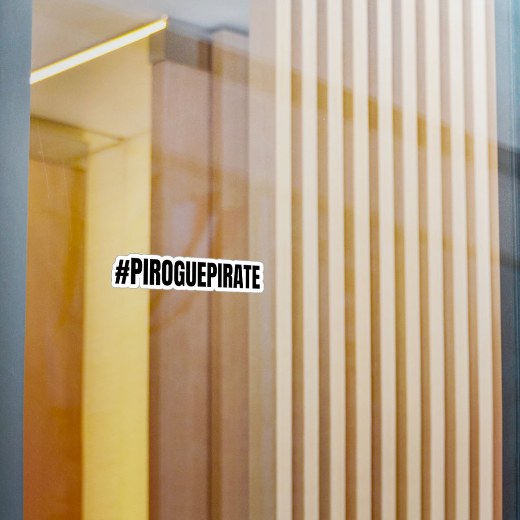 #PIROGUEPIRATE Vinyl Decal