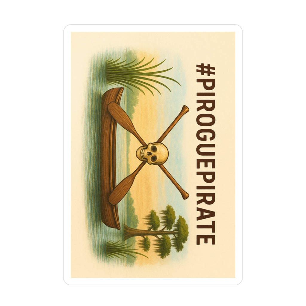 #PIROGUEPIRATE Full Color Vinyl Decals