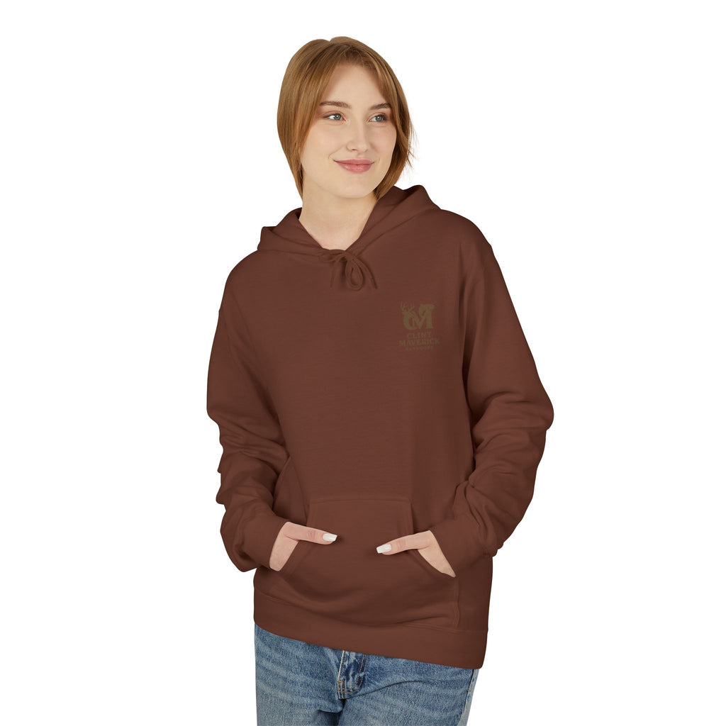 Straight Green Softstyle Fleece Hoodie