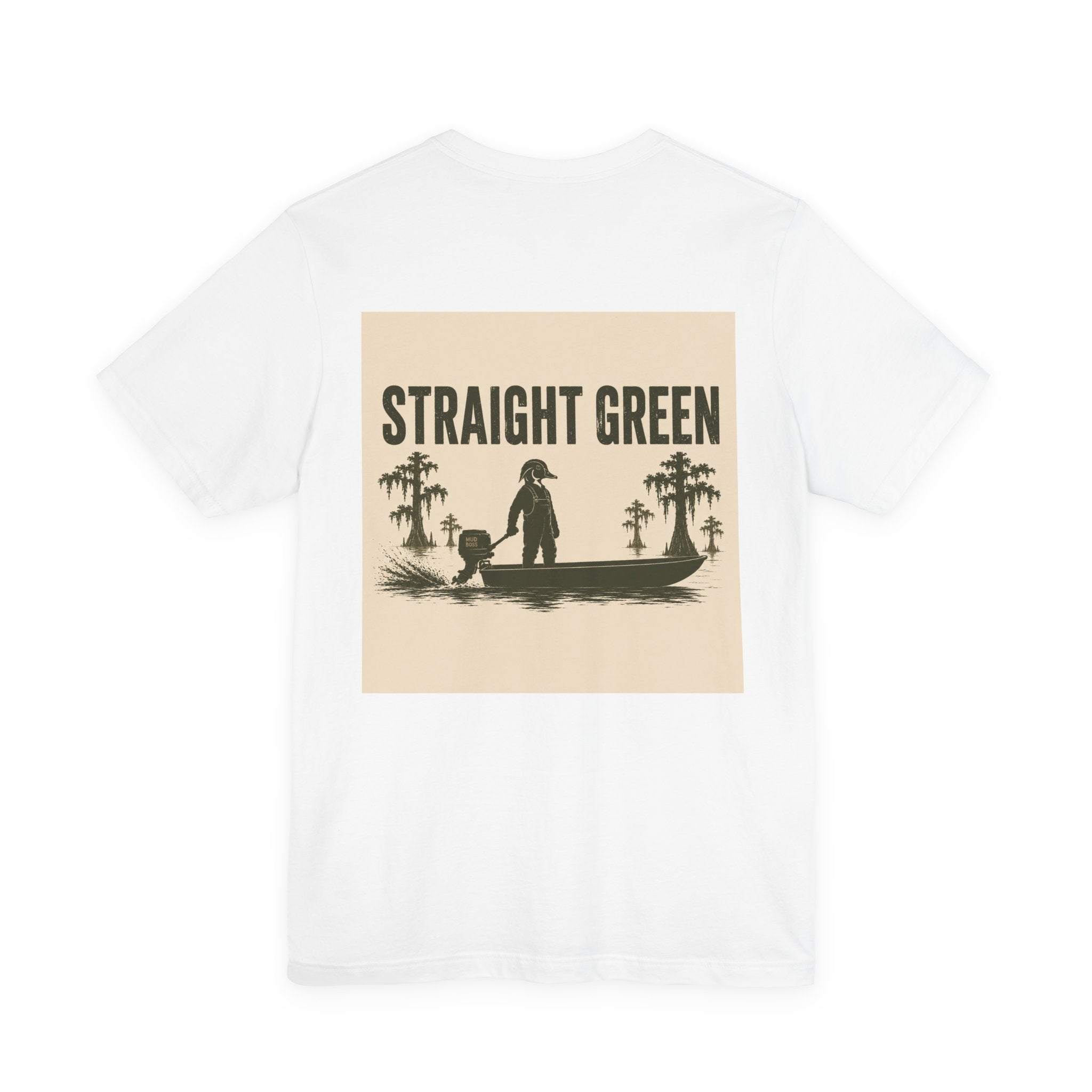 Straight Green Short Sleeve Tee